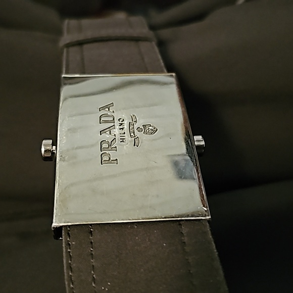 SOLD π PRADA Vintage Nylon Belted Trench Coat - Picture 10 of 12